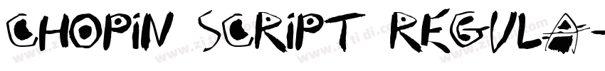 Chopin Script Regula字体转换